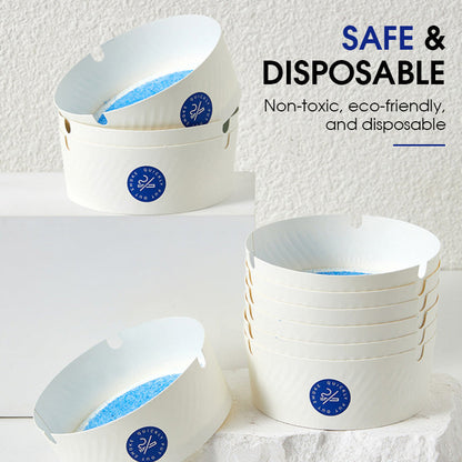 🌿Einweg-Aschenbecher mit ascheabsorbierendem Gel