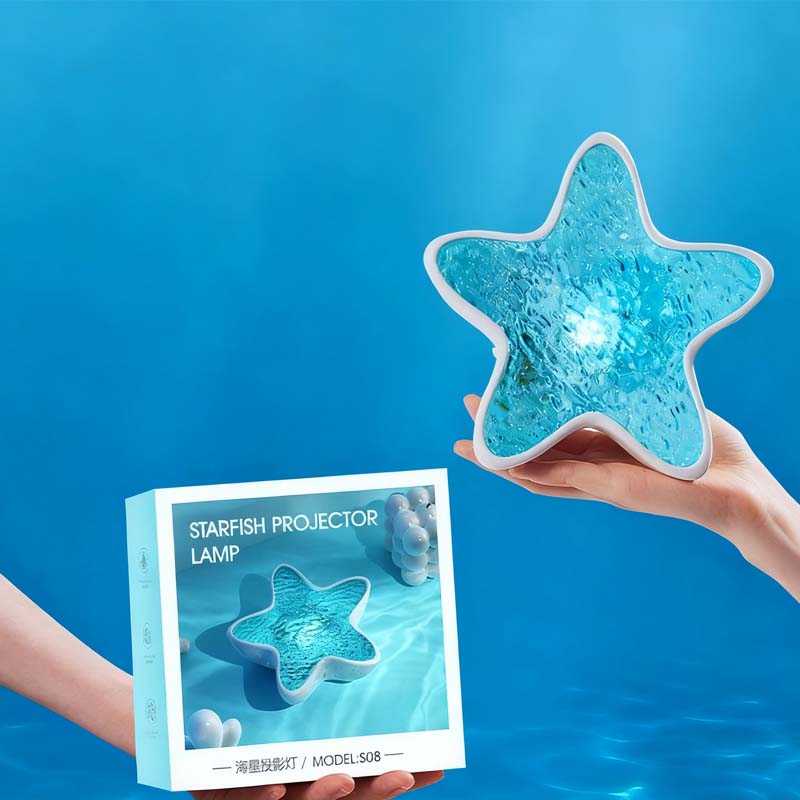 🌊 Ozean-Wellen-Projektor in Seestern-Form✨