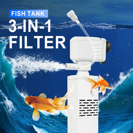 🔥3-in-1-Filter für Aquarien – Filtration, Sauerstoffierung und Wasserpumpung