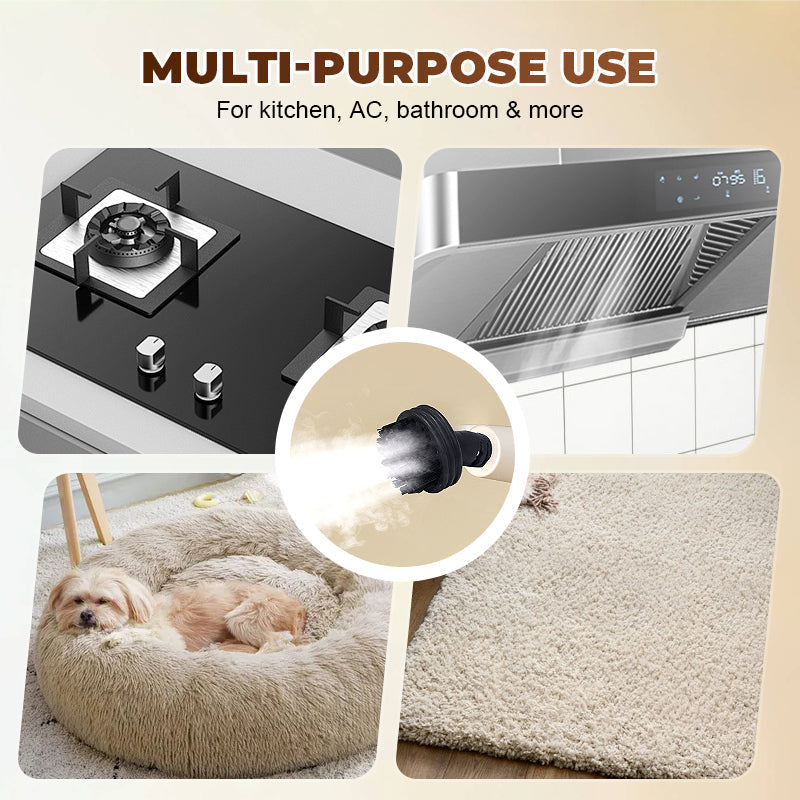 🌟Jahresendverkauf 2025 – 50 % Rabatt💨💦Tragbares Hochtemperatur-Dampfreiniger-Set