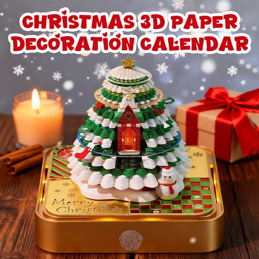 🎄Weihnachtskalender aus 3D-Papier zum Dekorieren🎁
