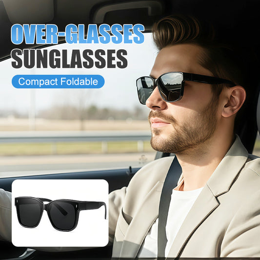 🕶️Kompakte, faltbare Überbrillen-Sonnenbrille😎✨