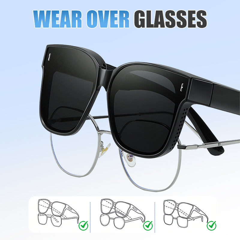 🕶️Kompakte, faltbare Überbrillen-Sonnenbrille😎✨