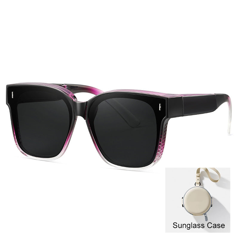 🕶️Kompakte, faltbare Überbrillen-Sonnenbrille😎✨