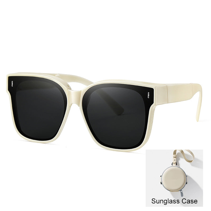 🕶️Kompakte, faltbare Überbrillen-Sonnenbrille😎✨