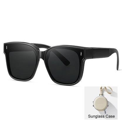 🕶️Kompakte, faltbare Überbrillen-Sonnenbrille😎✨