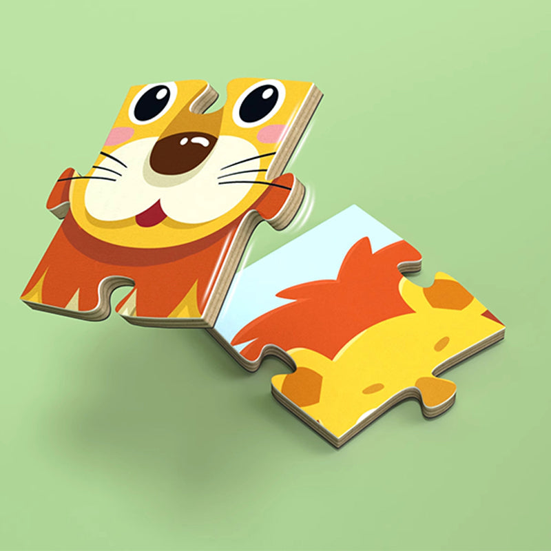 🎁Heißer Verkauf 50 % Rabatt⏳Magnetisches Puzzle-Buch für Kinder（Zoo + Gängige Tiere + Fahrzeuge ）