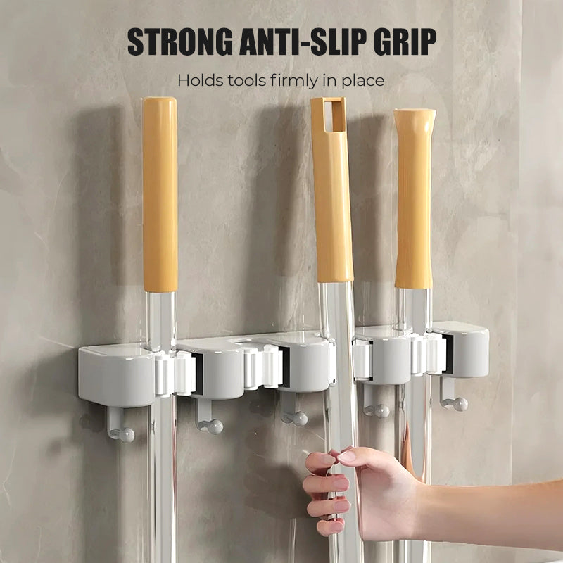 Blitzangebot: 50% Rabatt ⚡Wandmontierter Mopp- und Besenständer