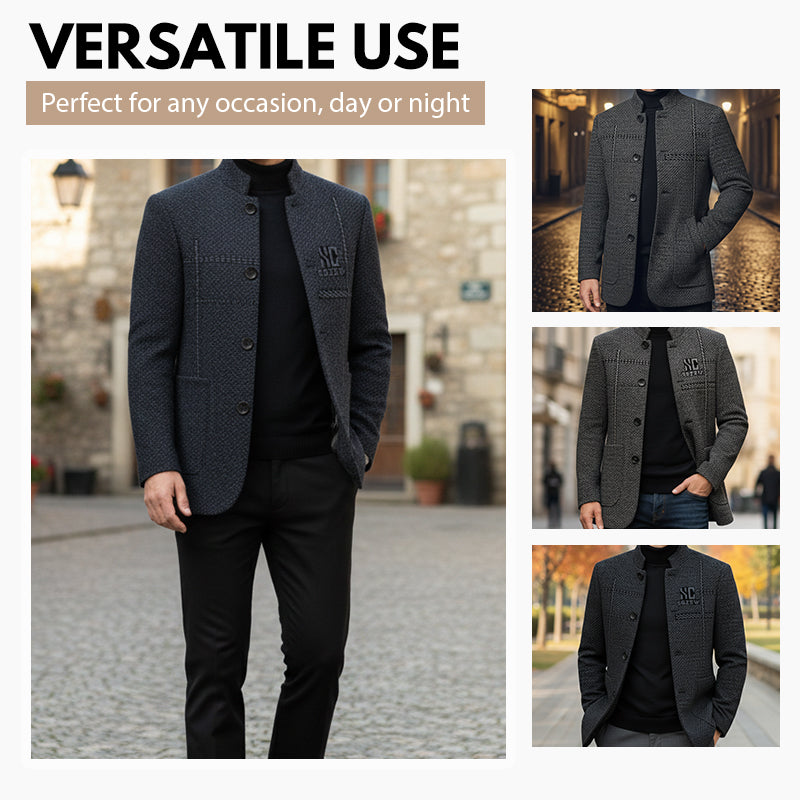 🧥 50% RABATT JETZT! 🔥 Lässiger Herren-Kurzmantel - Leicht & Wärmend, Perfekt für Herbst und Winter ❄️✨