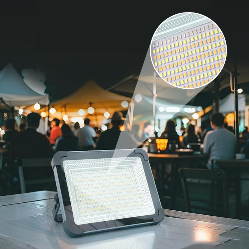 🔥Heißer Verkauf🔥Tragbares und multifunktionales solarbetriebenes LED-Flutlicht💡