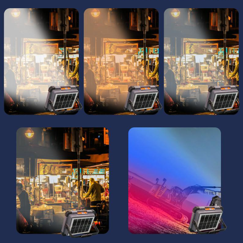 🔥Heißer Verkauf🔥Tragbares und multifunktionales solarbetriebenes LED-Flutlicht💡