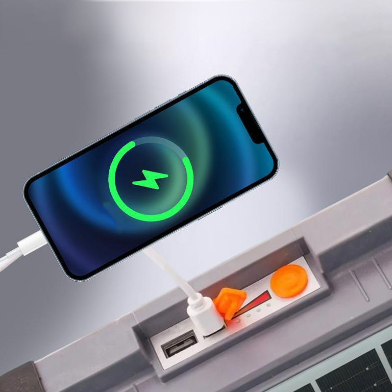 🔥Heißer Verkauf🔥Tragbares und multifunktionales solarbetriebenes LED-Flutlicht💡