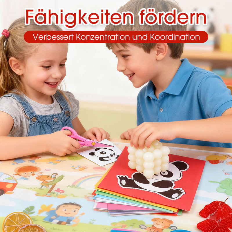 🔥Weihnachtsangebote 50 % Rabatt🎁Verspieltes DIY-Papierschnitt-Bastelset für Kinder