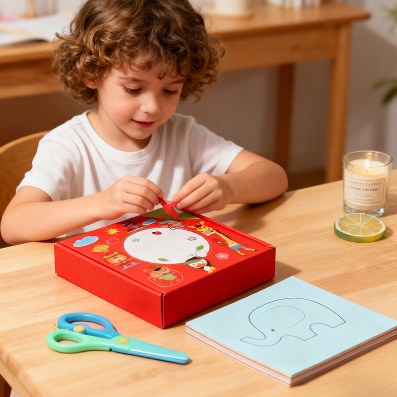 🔥Weihnachtsangebote 50 % Rabatt🎁Verspieltes DIY-Papierschnitt-Bastelset für Kinder