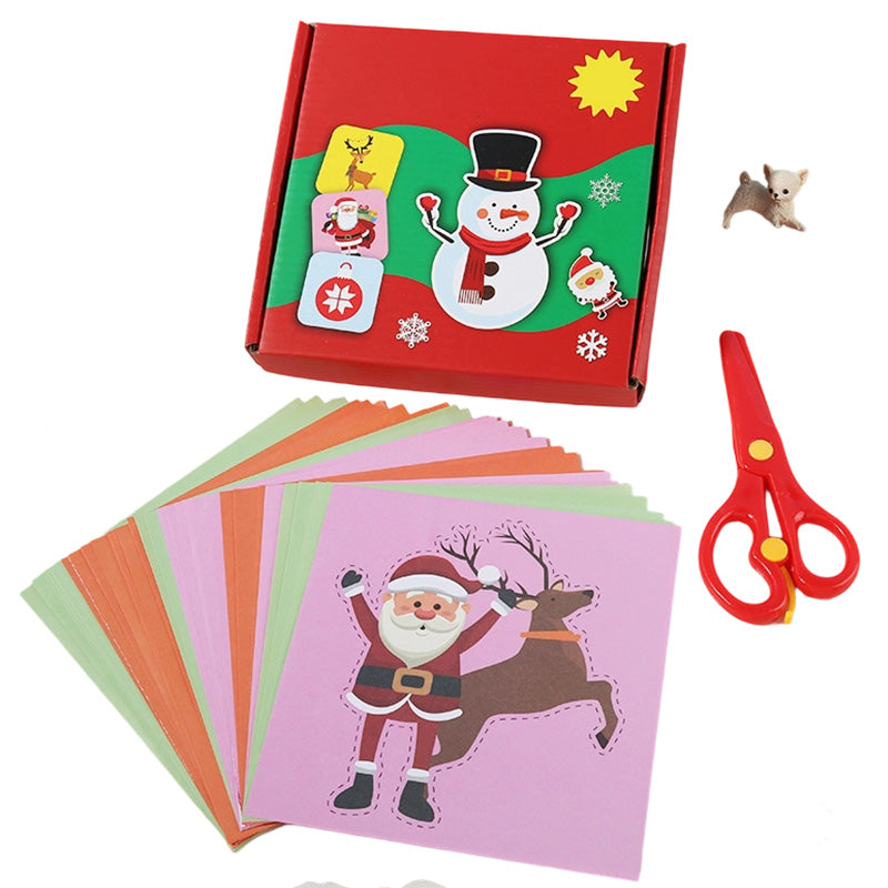 🔥Weihnachtsangebote 50 % Rabatt🎁Verspieltes DIY-Papierschnitt-Bastelset für Kinder