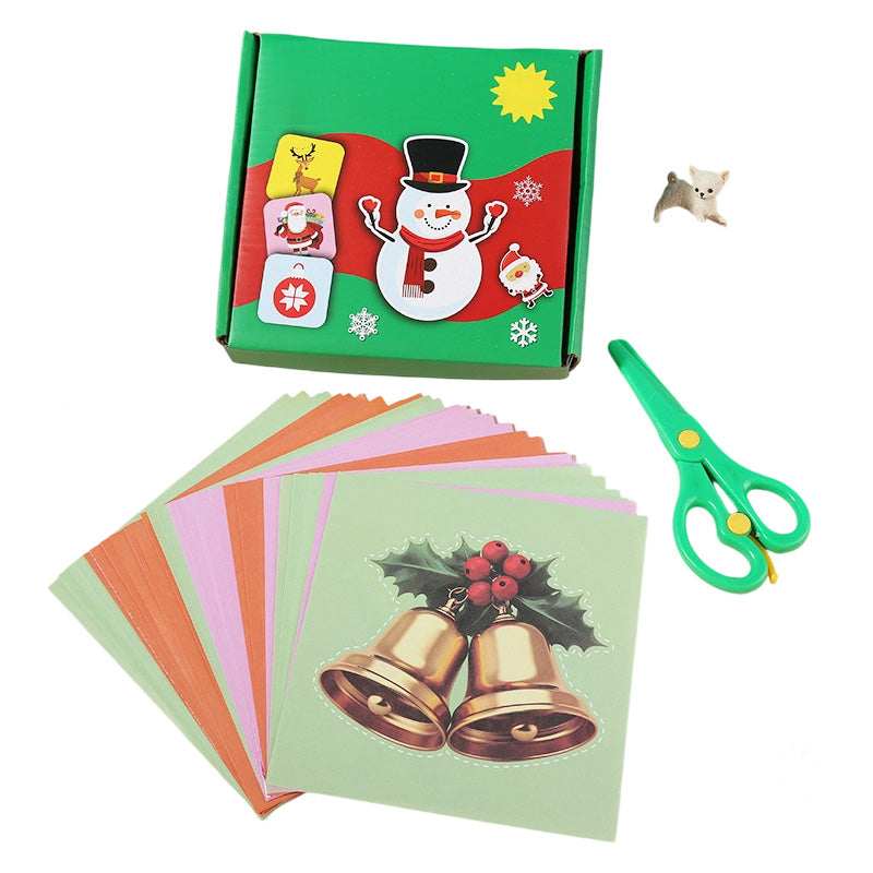 🔥Weihnachtsangebote 50 % Rabatt🎁Verspieltes DIY-Papierschnitt-Bastelset für Kinder