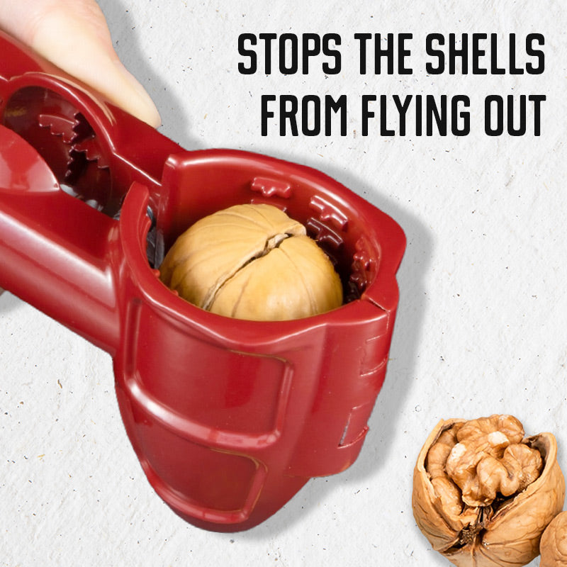 🔥 50 % RABATT! ✨ Leichter manueller Nussknacker – Spritzschutz, Aluminium und Edelstahl, einfach zu verwenden für Nüsse und Mandeln 🥜⚙️