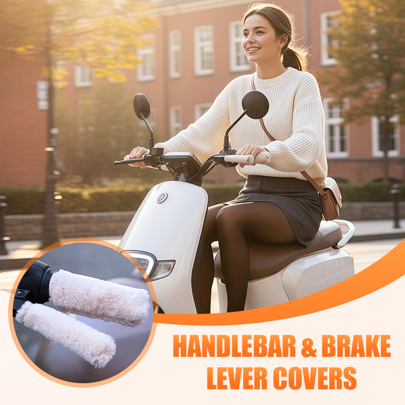🔥Warm Fluffy Handlebar & Brake Lever Covers
