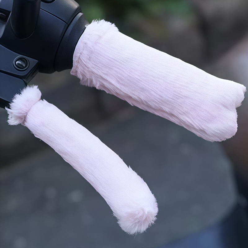 🔥Warm Fluffy Handlebar & Brake Lever Covers