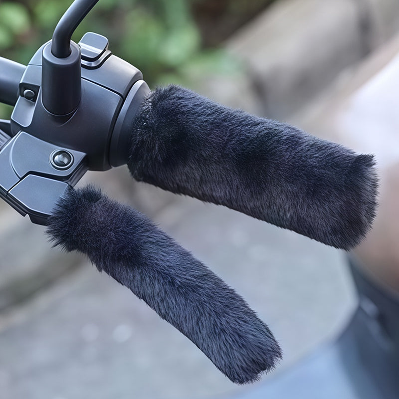 🔥Warm Fluffy Handlebar & Brake Lever Covers