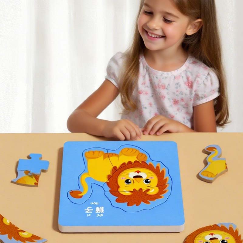 🎅Weihnachtsverkauf - 50% Rabatt ✨Fruchttierpuzzle für Kinder