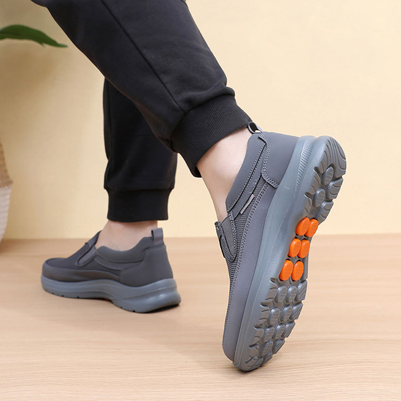 👟50% RABATT JETZT! ✨ Herren Atmungsaktive Slipper-Sneakers - Fußgewölbe Unterstützung mit Memory-Schaum Einlegesohlen für Ganzägigen Komfort 🏃‍♂️💨