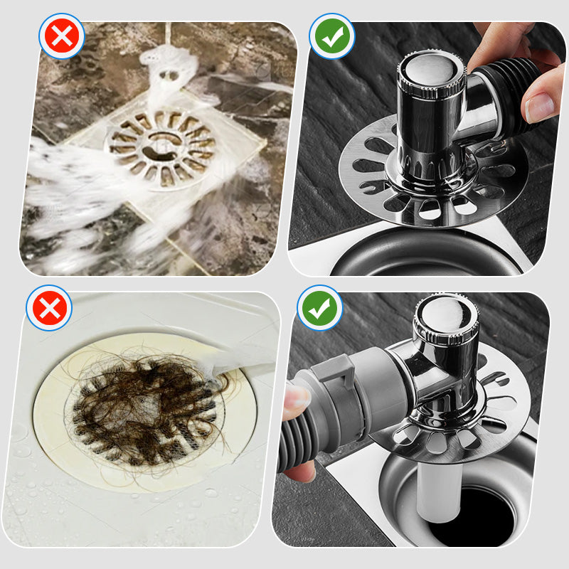 ✨Waschmaschinen-Bodenablauf-Überlaufschutzanschluss