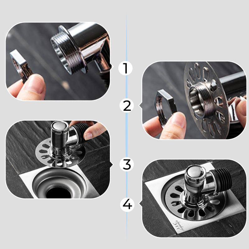 ✨Waschmaschinen-Bodenablauf-Überlaufschutzanschluss