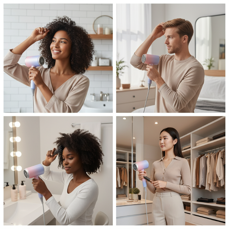 ✨1200 W schnell trocknender Ionen-Haartrockner