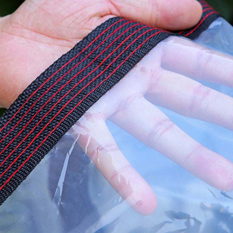 ⏳50 % Rabatt für kurze Zeit⏰Hochbelastbare transparente wasserdichte isolierte Plane🛡️🌧️