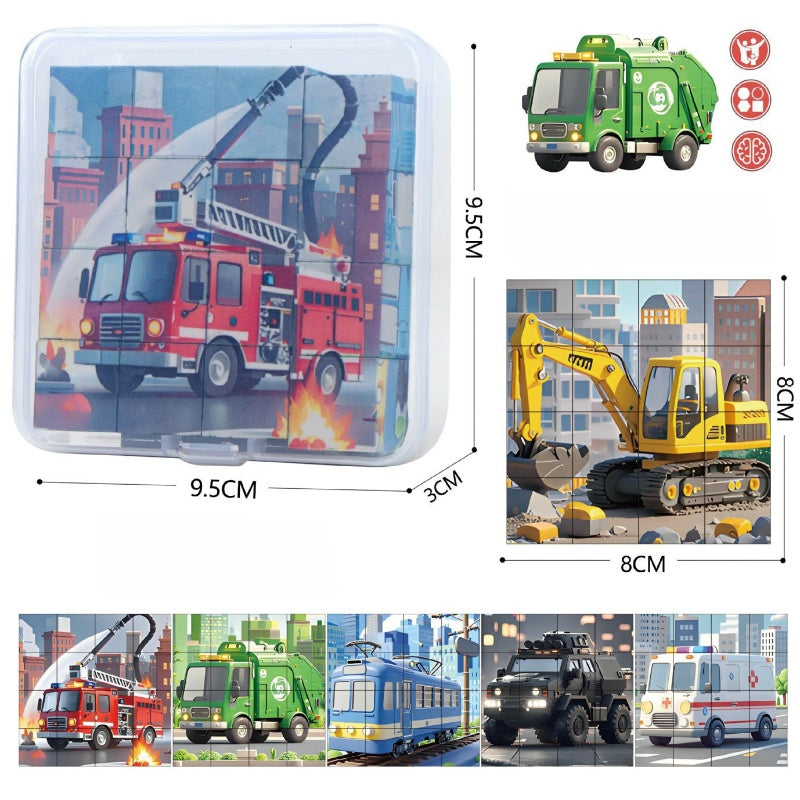 🖤❤️Black Friday SALE 50% OFF💥Magnetische 3D-Würfel-Puzzleblöcke für Kinder