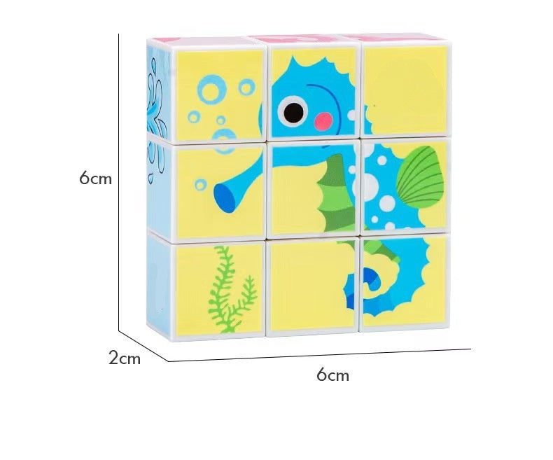 🖤❤️Black Friday SALE 50% OFF💥Magnetische 3D-Würfel-Puzzleblöcke für Kinder
