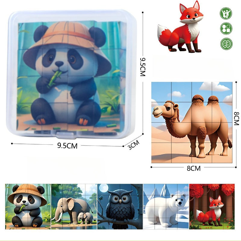 🖤❤️Black Friday SALE 50% OFF💥Magnetische 3D-Würfel-Puzzleblöcke für Kinder