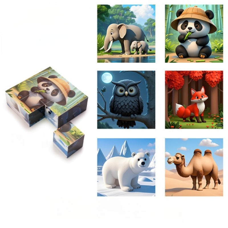 🖤❤️Black Friday SALE 50% OFF💥Magnetische 3D-Würfel-Puzzleblöcke für Kinder