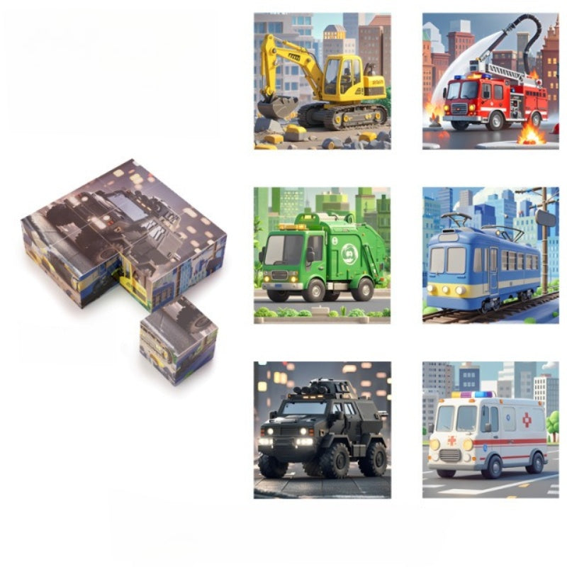 🖤❤️Black Friday SALE 50% OFF💥Magnetische 3D-Würfel-Puzzleblöcke für Kinder