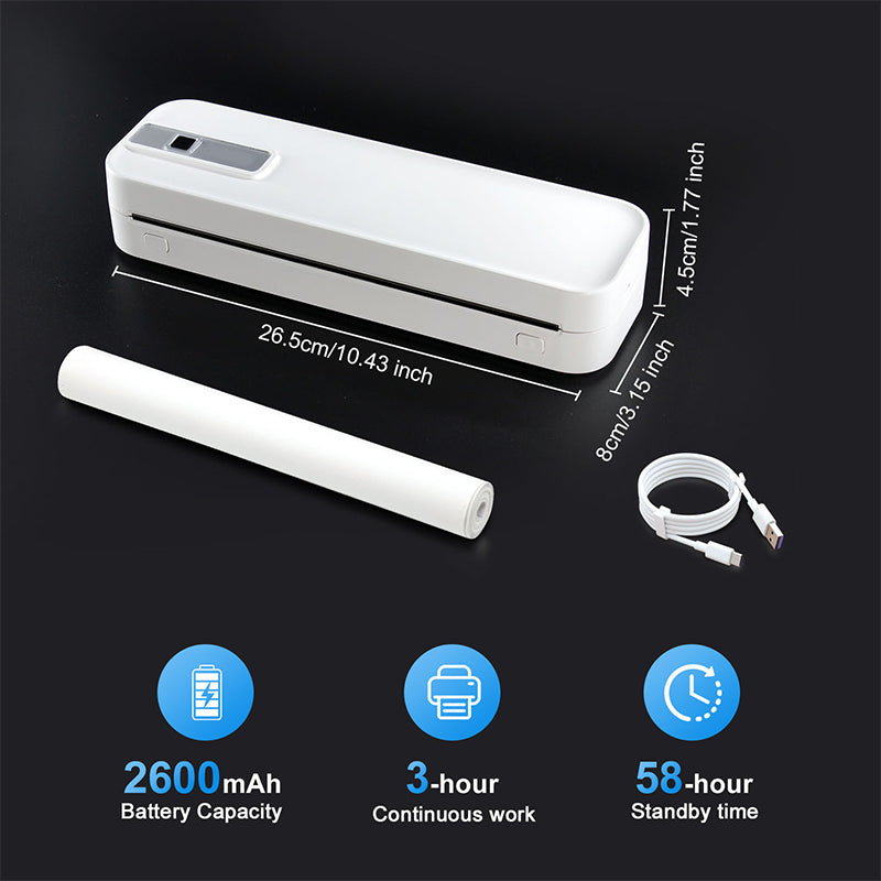 Tragbarer Bluetooth-Thermodrucker