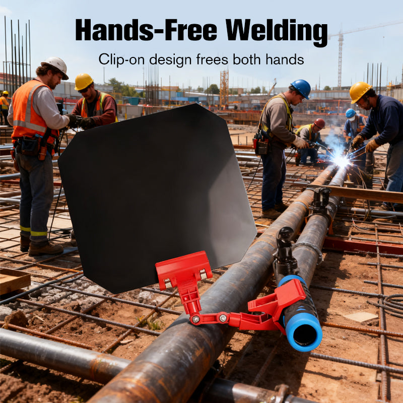 Verstellbarer Schweißerschutz mit Clip-Befestigung