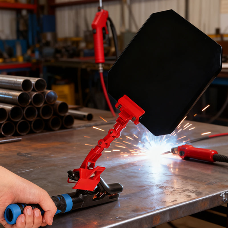 Verstellbarer Schweißerschutz mit Clip-Befestigung