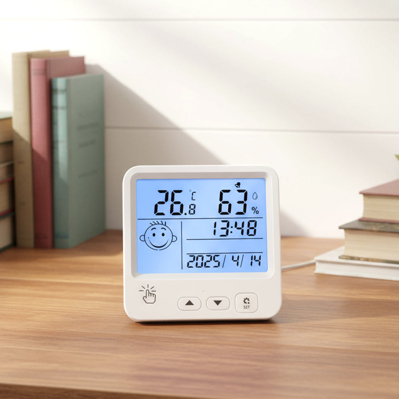 🔥2025 WINTER-SALE🔥Intelligentes digitales Tisch-Hygrometer-Thermometer
