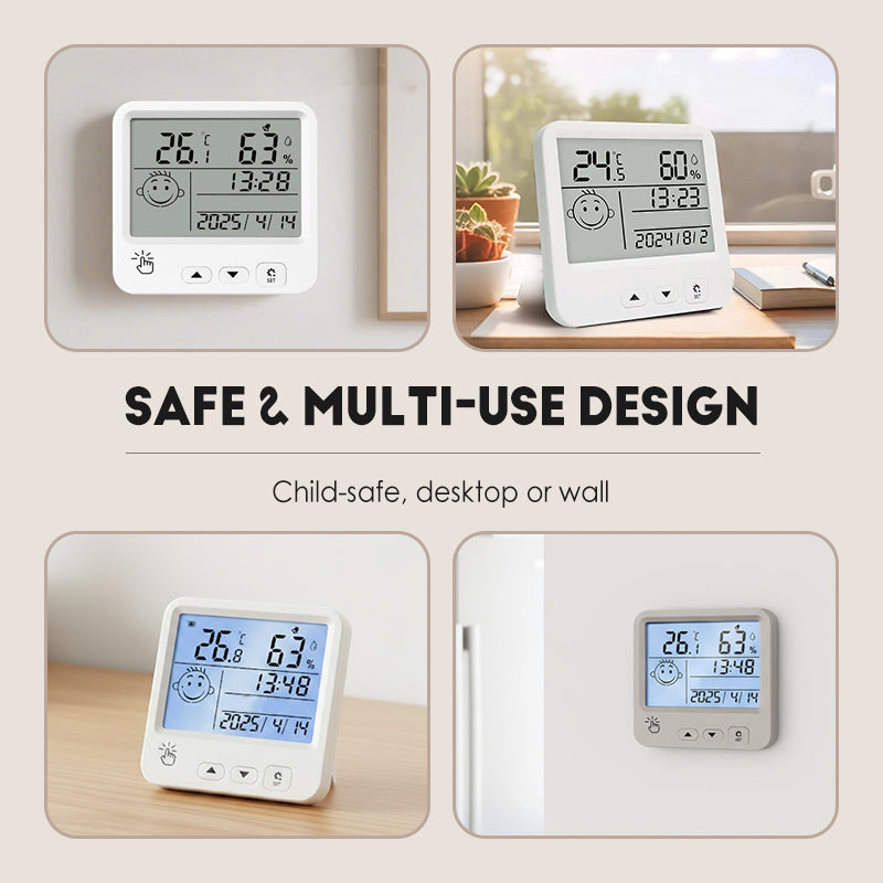 🔥2025 WINTER-SALE🔥Intelligentes digitales Tisch-Hygrometer-Thermometer