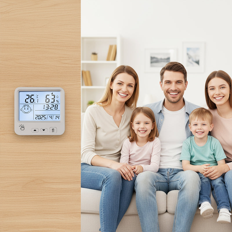 🔥2025 WINTER-SALE🔥Intelligentes digitales Tisch-Hygrometer-Thermometer