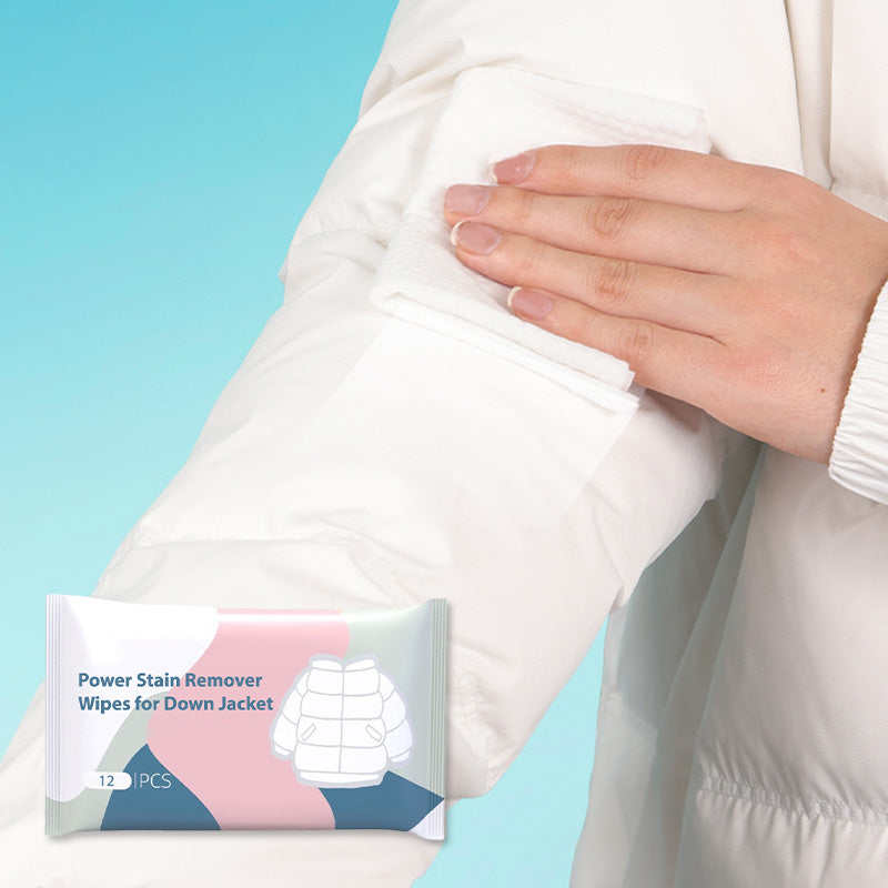 🎄Weihnachtsverkauf🎁Power Stain Remover Wipes für Daunenjacken