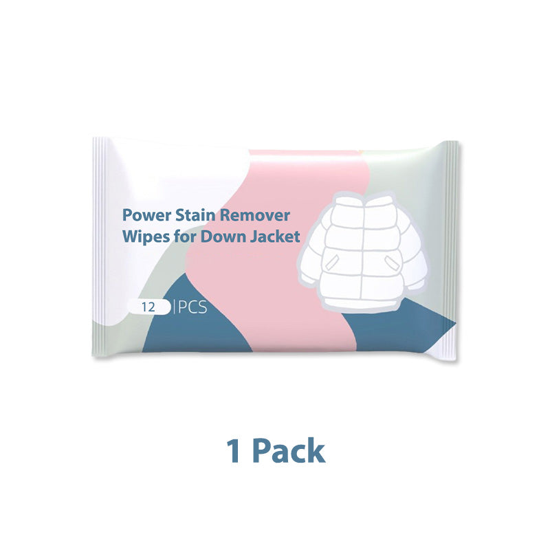 🎄Weihnachtsverkauf🎁Power Stain Remover Wipes für Daunenjacken