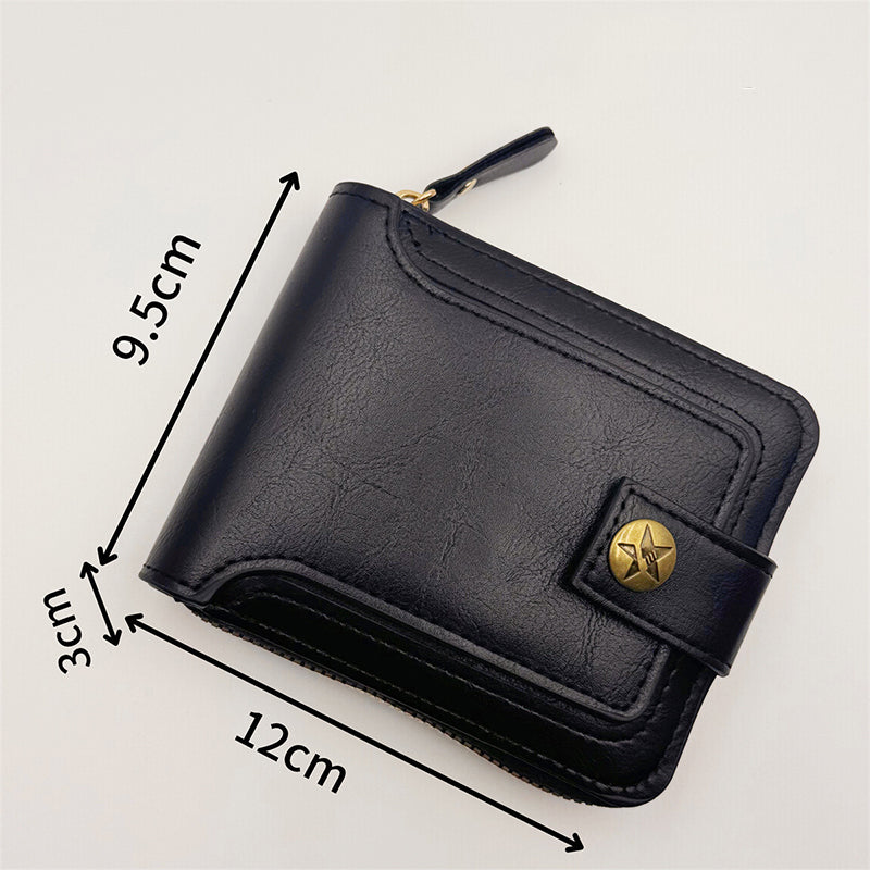 📢 60% RABATT! 🎅 Vintage-Geldbörse für Herren mit Reißverschluss – Echtleder, RFID-Schutz & Stilvolle Alltagstauglichkeit 👝✨📦