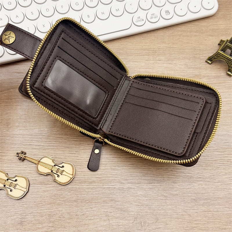 📢 60% RABATT! 🎅 Vintage-Geldbörse für Herren mit Reißverschluss – Echtleder, RFID-Schutz & Stilvolle Alltagstauglichkeit 👝✨📦