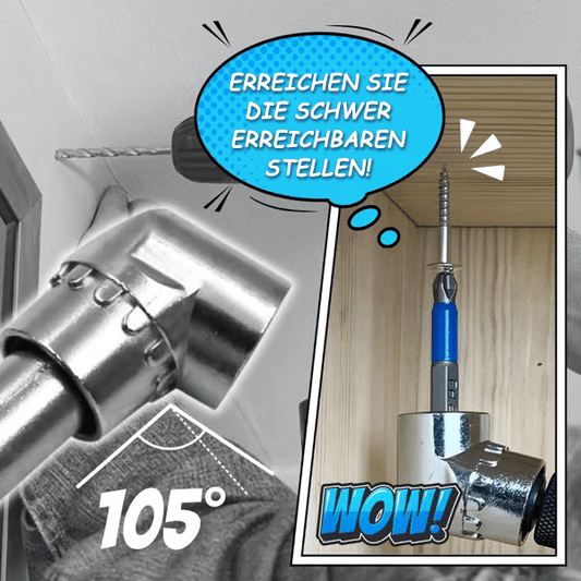 🔥HEISSER VERKAUF 50% RABATT🔥🔧105-Grad-Rechtswinkeldrilladapter