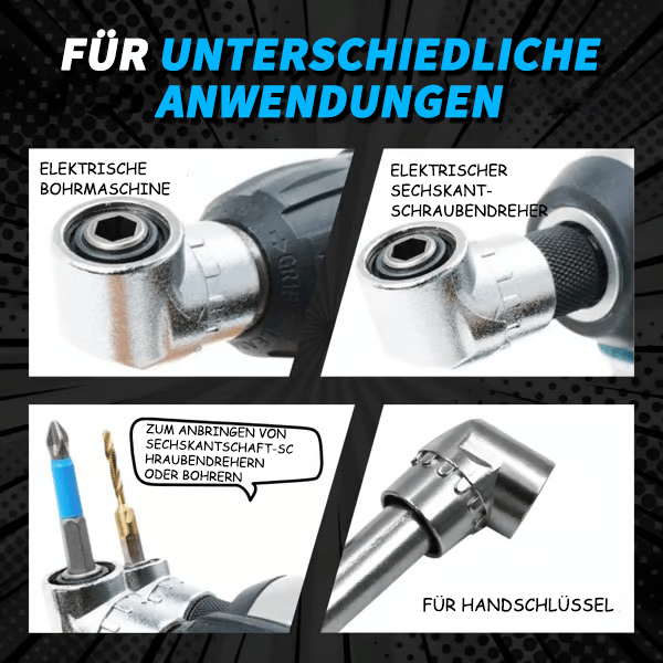 🔥HEISSER VERKAUF 50% RABATT🔥🔧105-Grad-Rechtswinkeldrilladapter
