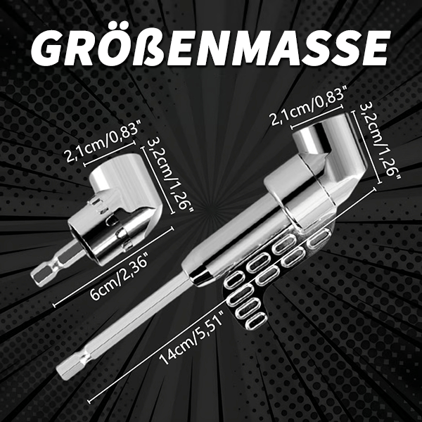 🔥HEISSER VERKAUF 50% RABATT🔥🔧105-Grad-Rechtswinkeldrilladapter