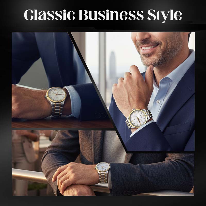 🔥Weihnachts-Sonderangebot: 50 % Rabatt!!!🔥Zweifarbige wasserdichte Leuchtuhr für Herren