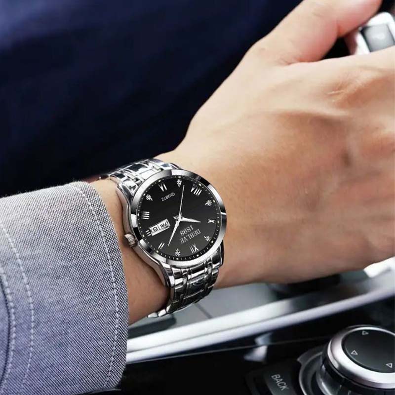 🔥Weihnachts-Sonderangebot: 50 % Rabatt!!!🔥Zweifarbige wasserdichte Leuchtuhr für Herren